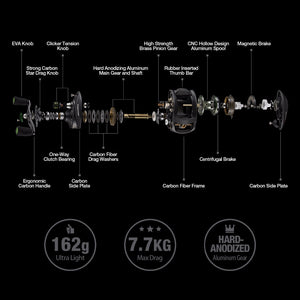 Carbon Fiber Fishing Reel