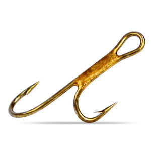 Double Gold Barbed Hook