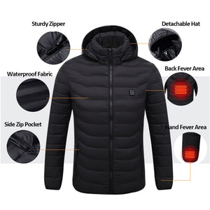 Winter Hooded Camping Jacket