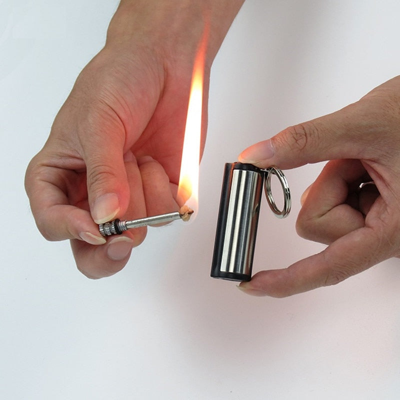 Permanent Key Chain Match Lighter